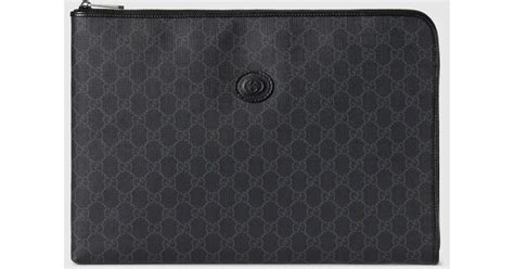 Gucci GG medium document case with Interlocking G